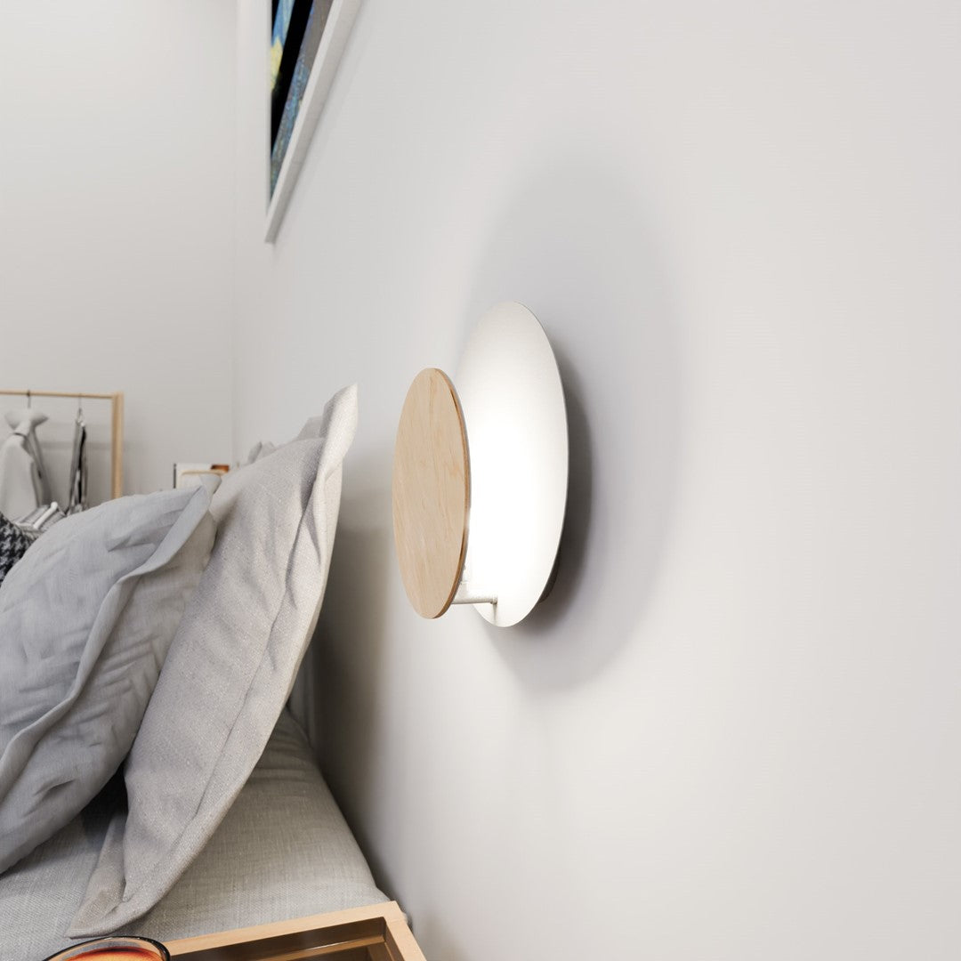 Circle 1a wall lamp white