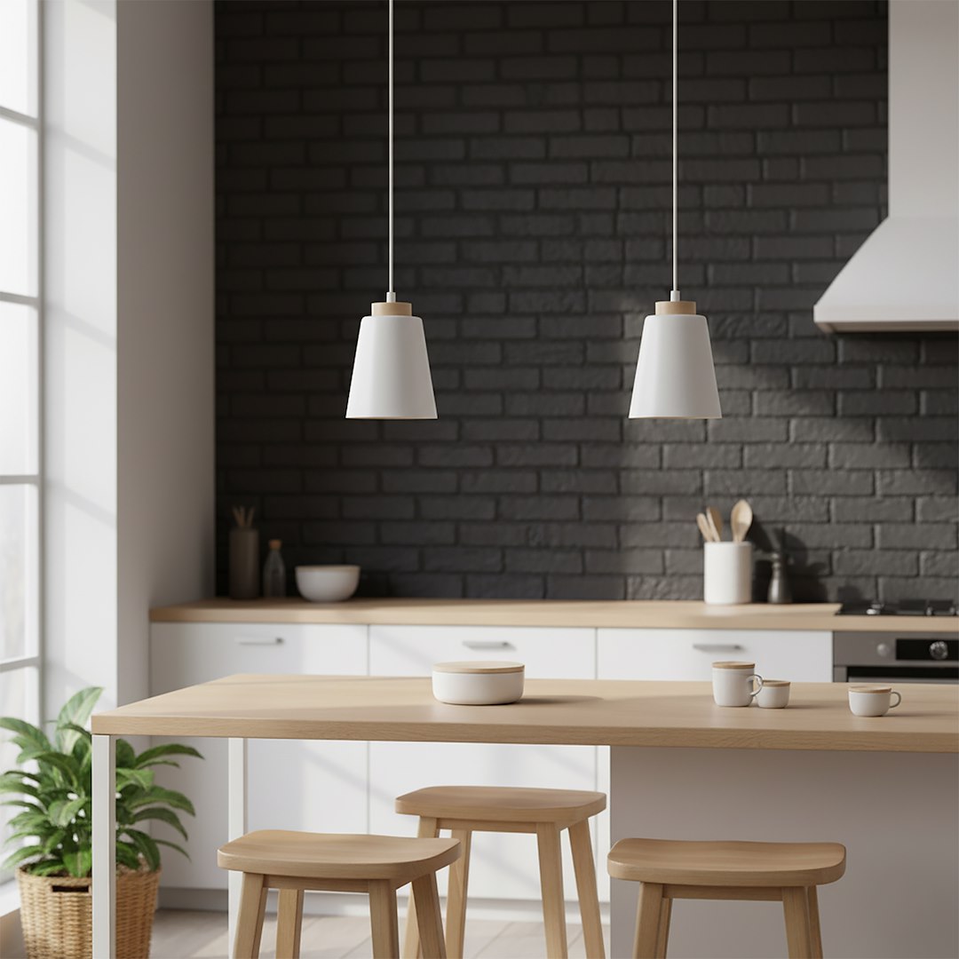 Bolero 1 pendellampe hvid