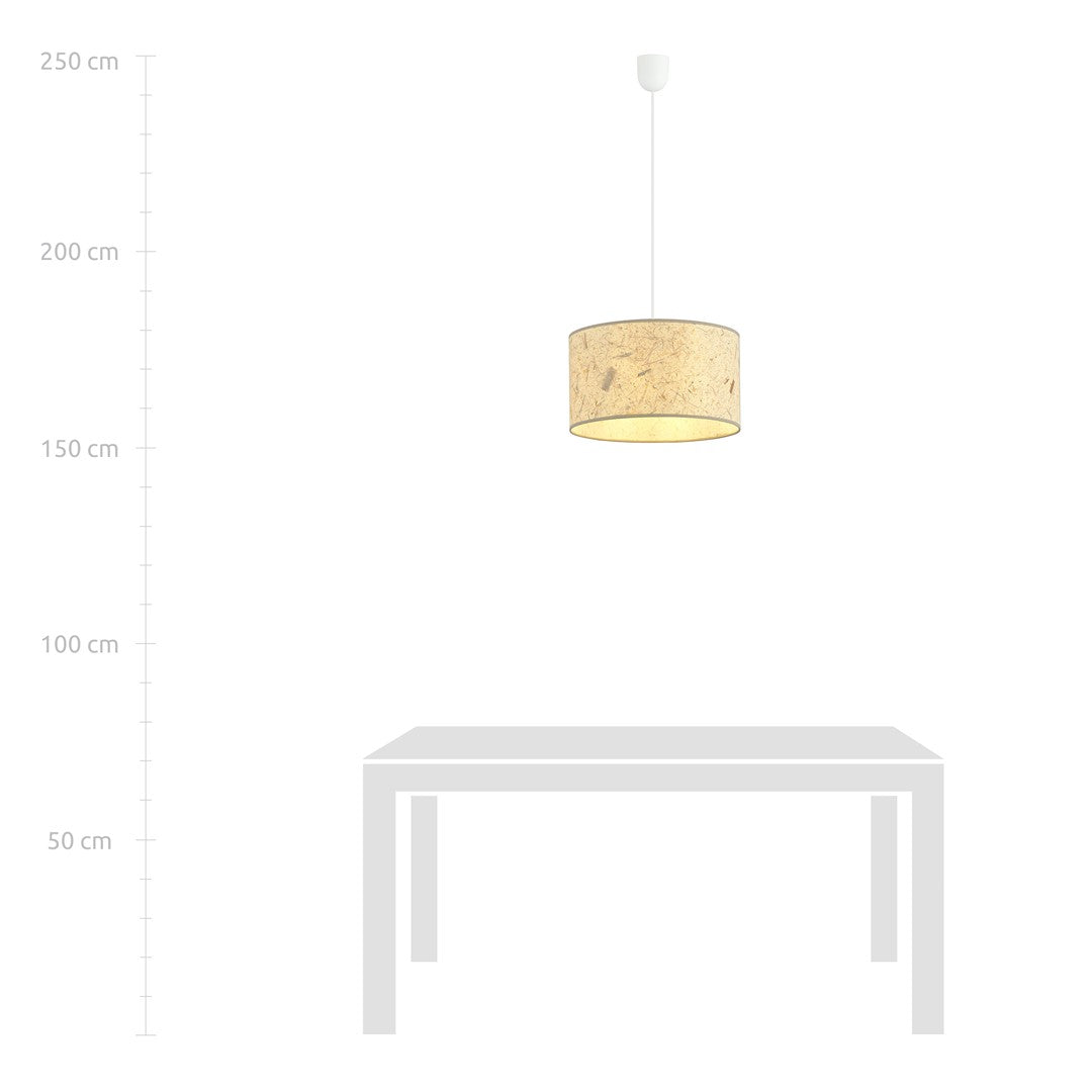 Aston 1 pendant light cork