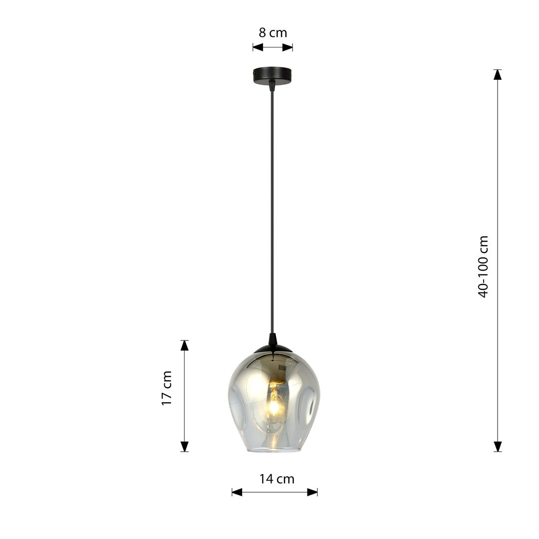 Istar 1 pendant light graphite