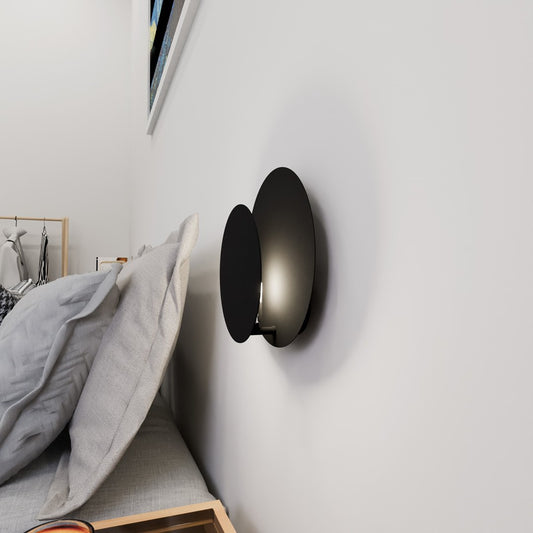 Circle 1c wall lamp black