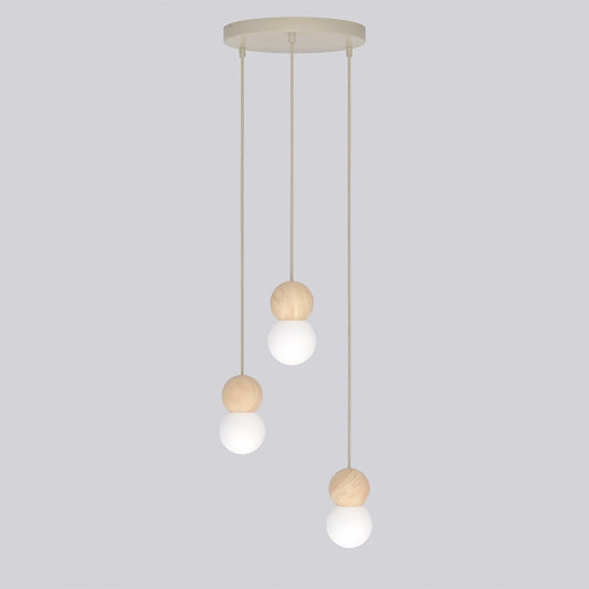 Loop 3 pendant light mocha
