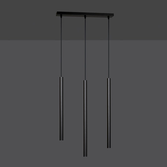 Selter 3 pendant light black