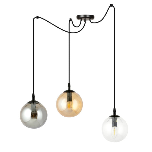 Gigi 3 pendant light mixed