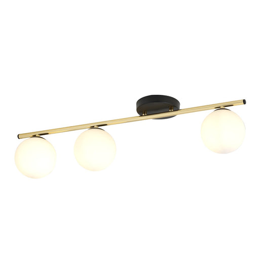 Monza 3 ceiling lamp black/opal