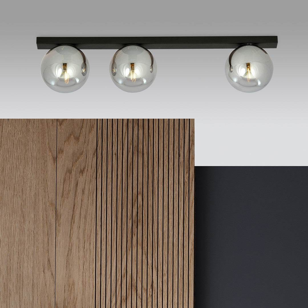 Fit 3 ceiling lamp black/graphite