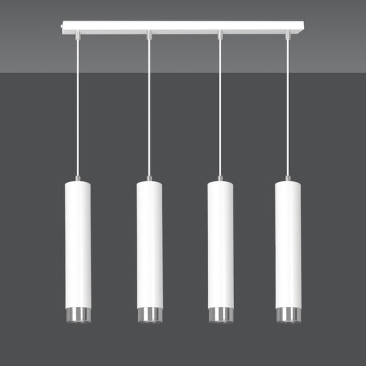 Kibo 4 pendant light white/chrome