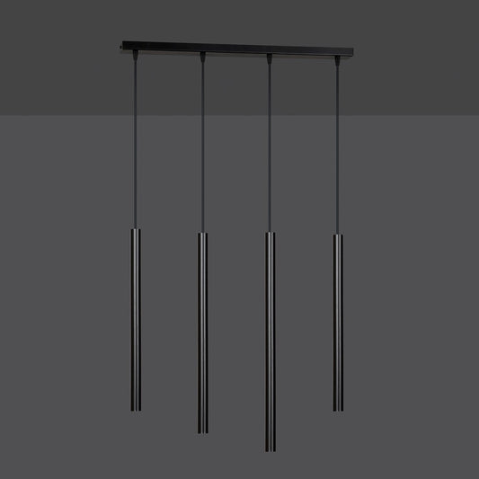 Selter 4 pendant light black