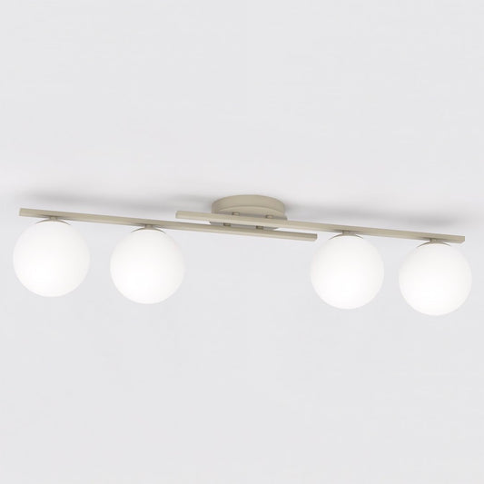 Kairo 4 ceiling lamp mocha/opal