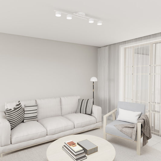 Fragment 4 ceiling lamp white