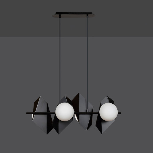 Drifton 4 pendant light black/white