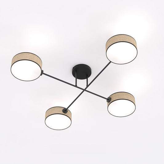 Maga 4 ceiling lamp rattan