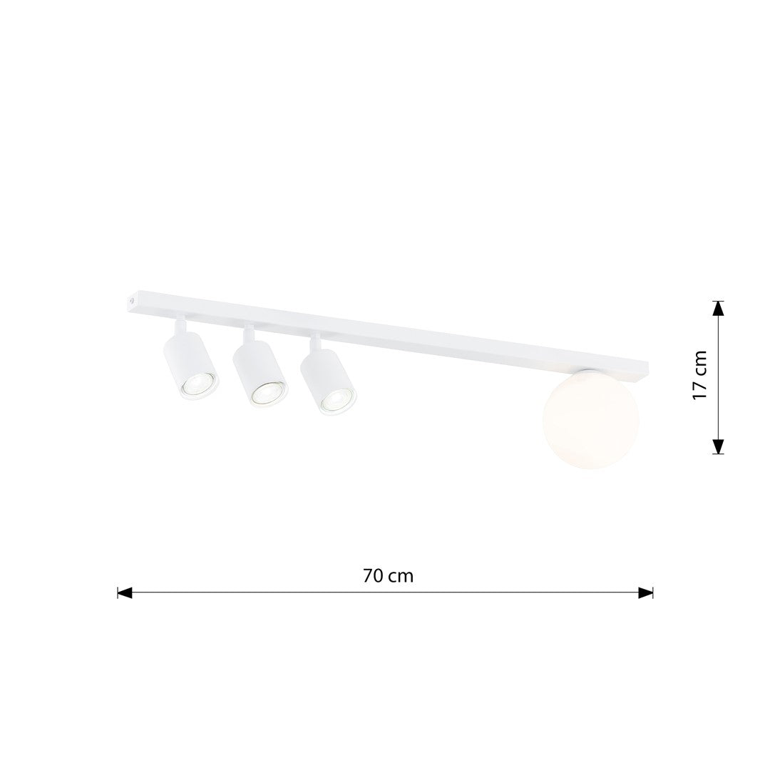 Baster 4 ceiling lamp white