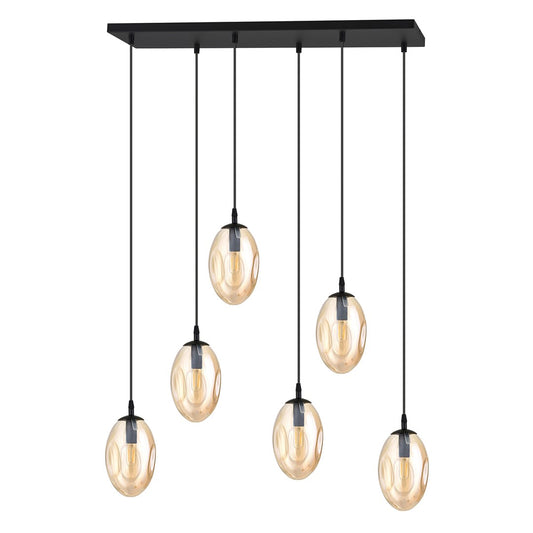 Astral 6 pendant light amber