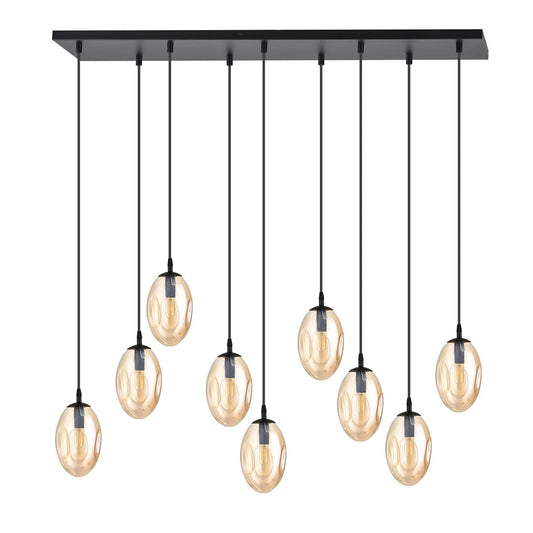 Astral 9 pendant light amber