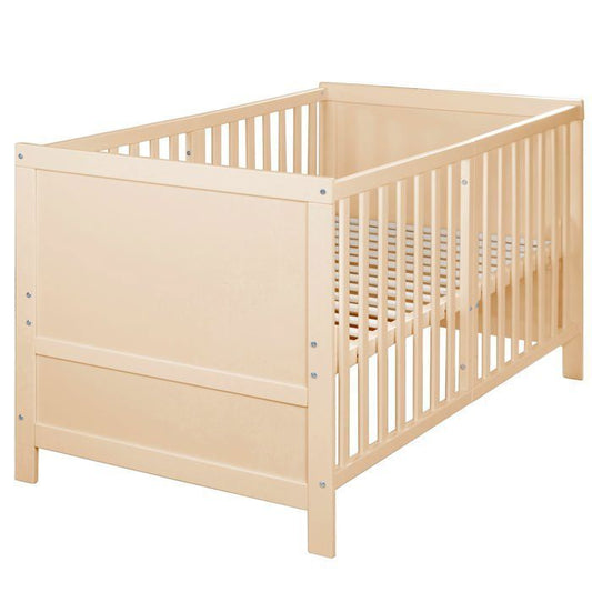 Convertible baby cot - 70 x 140 cm - ROBA - EASY SLEEP - Natural wood