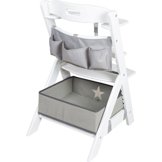 Convertible Kids' Chair - ROBA - LIV UP - From 6 Months up to 70kg - Includes Organizer Set - White