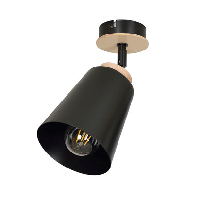 Atlas 1 ceiling spotlight black