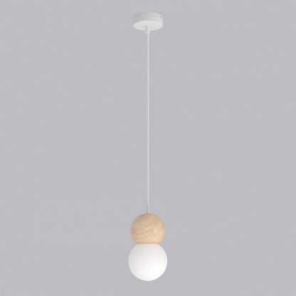 Loop 1 pendant light white