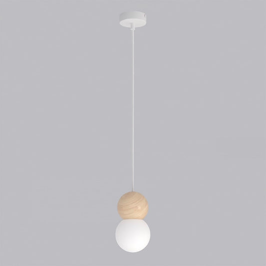 Loop 1 pendant light white