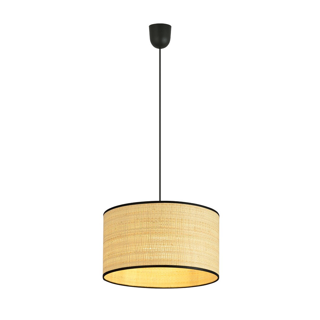 Aston 1 pendant light rattan