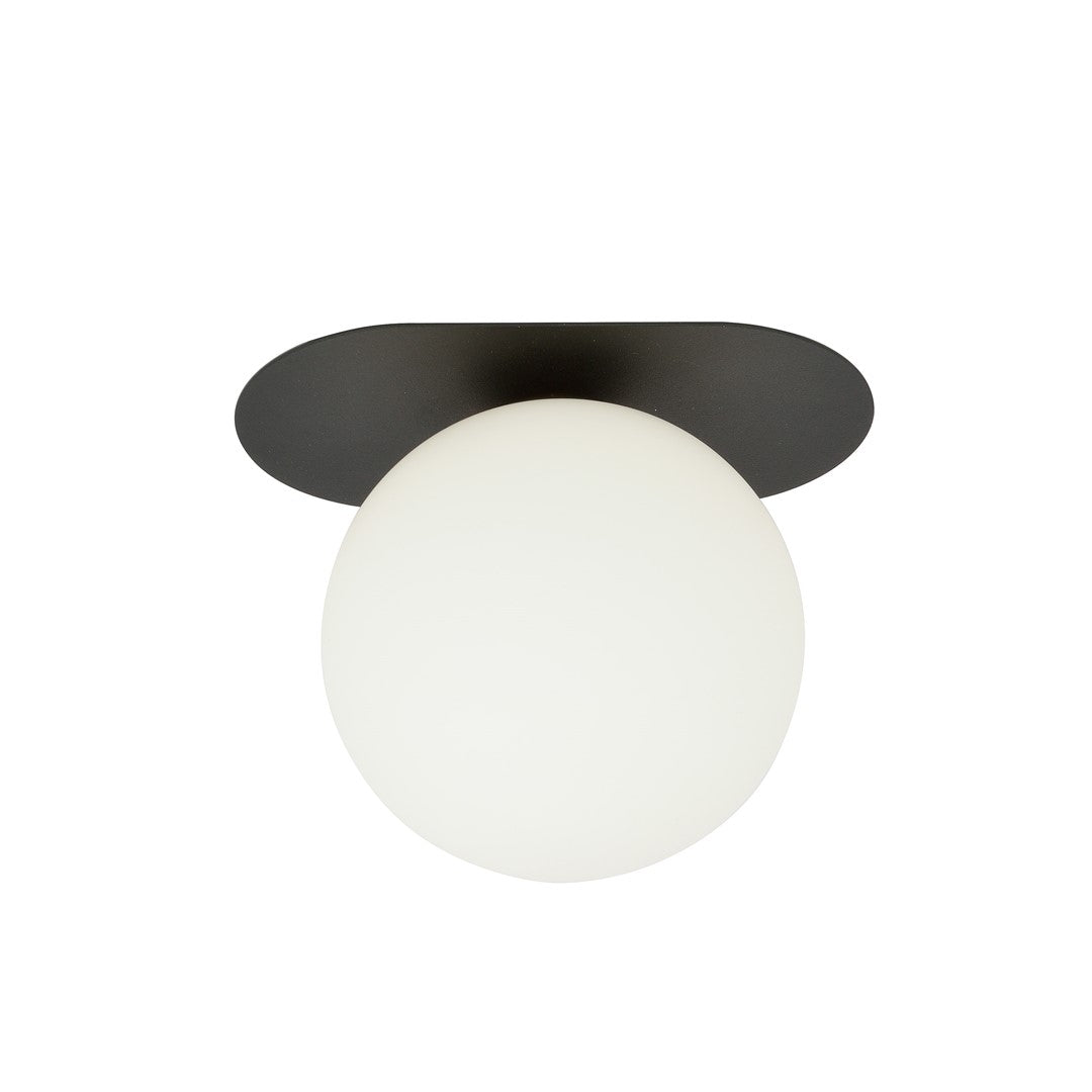 Plaza 1 ceiling lamp black/opal