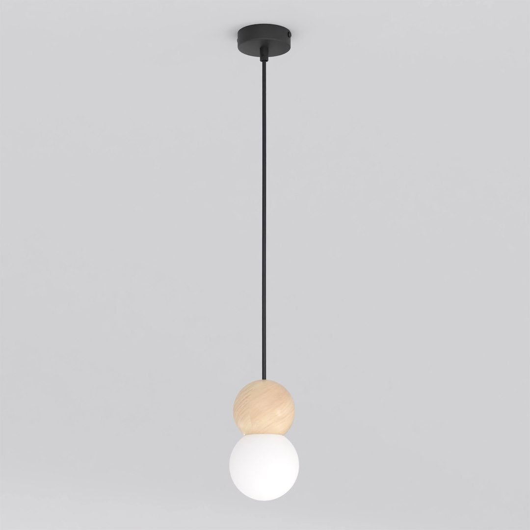 Loop 1 pendant light black