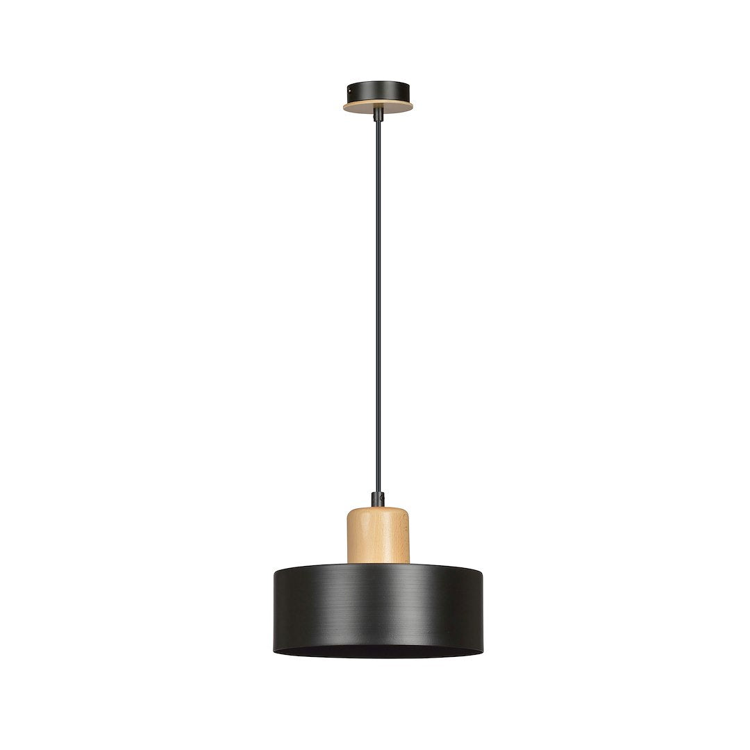 Torin 1 pendant light black