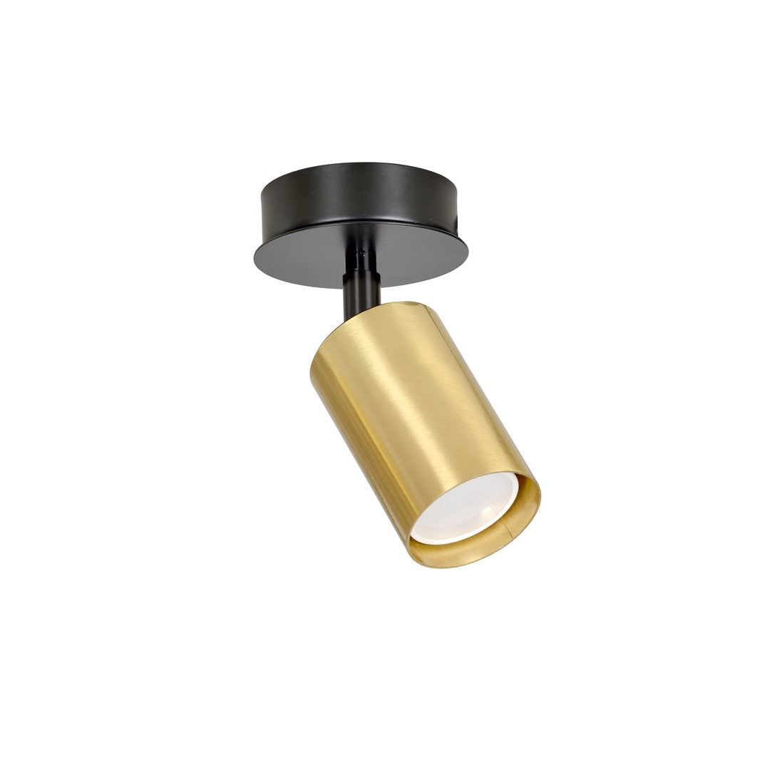 Zen 1 ceiling spotlight black