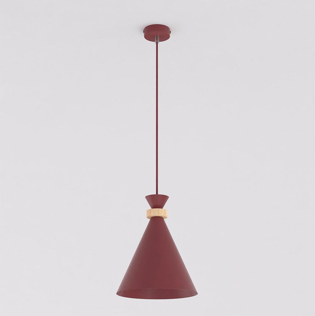 Zero 1 pendant light burgundy