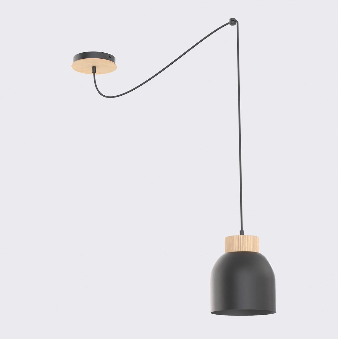 Kru 1 pendant light black