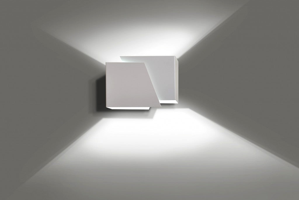 Frost wall lamp white