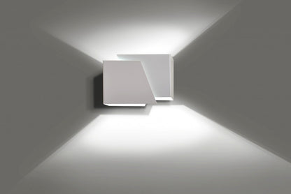 Frost wall lamp white