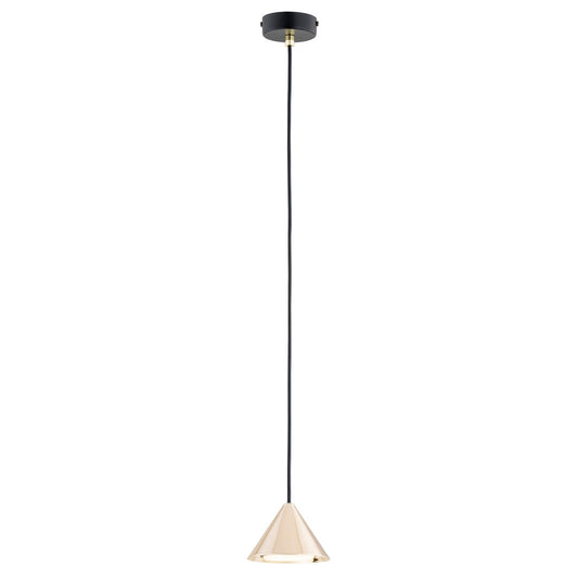 Elit 1 pendant light black/gold