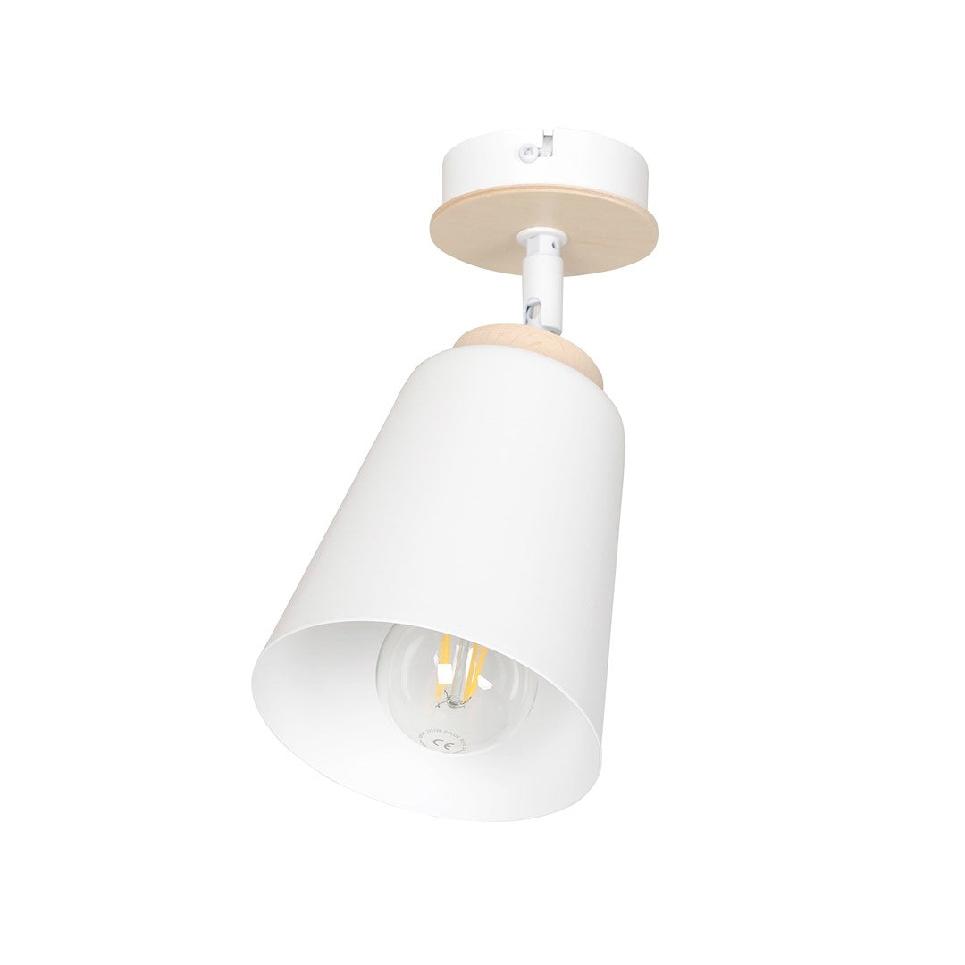 Atlas 1 ceiling spotlight white