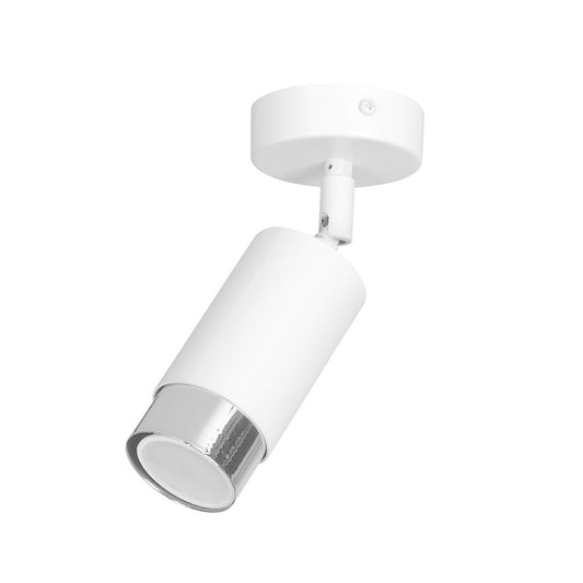 Hiro 1 ceiling spotlight white/chrome