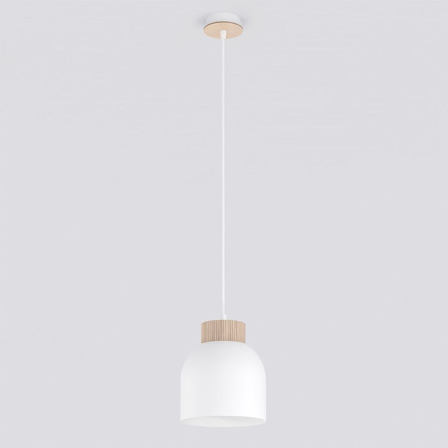 Vigo 1 pendant light white