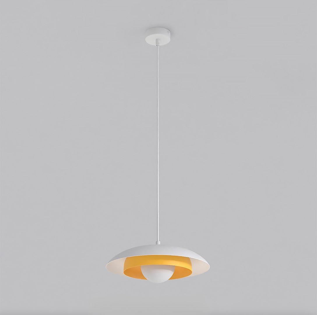 Skin 1 pendant light white/orange