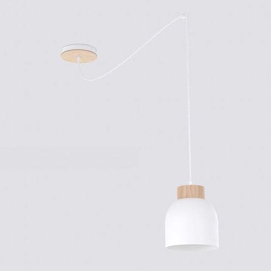 Kru 1 pendant light white