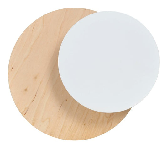 Circle 1b wall lamp white