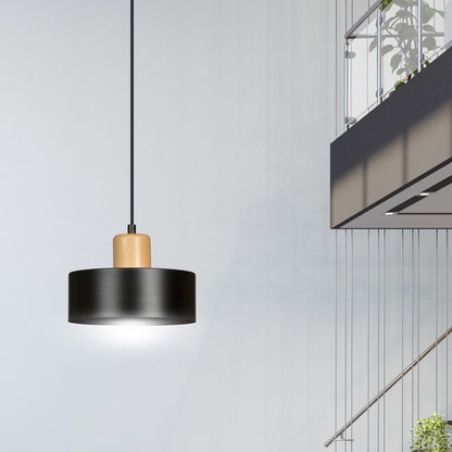 Torin 1 pendant light black
