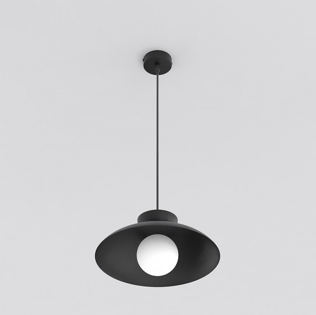Mulan 1 pendant light black