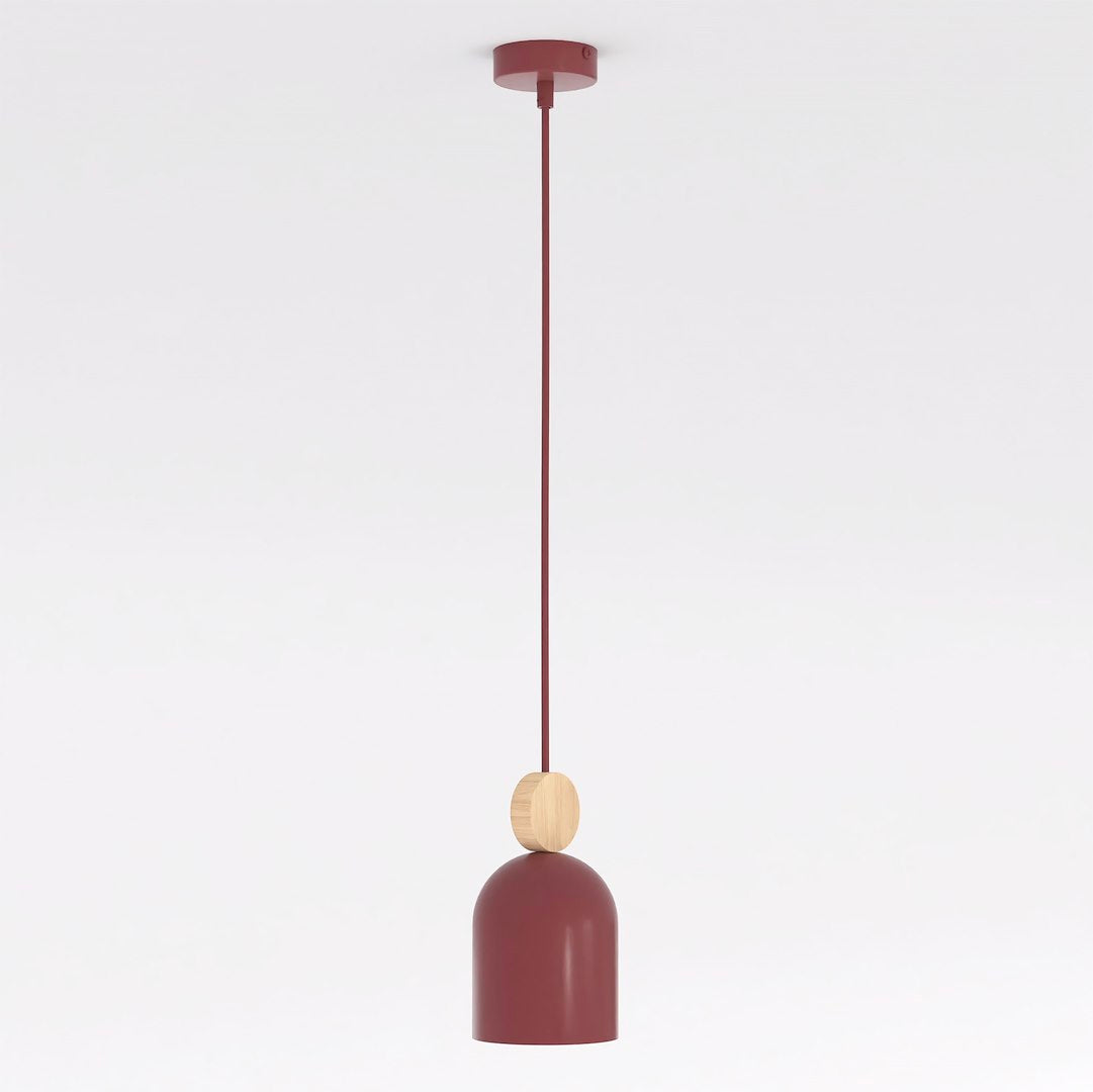 Mesi 1 pendant light burgundy