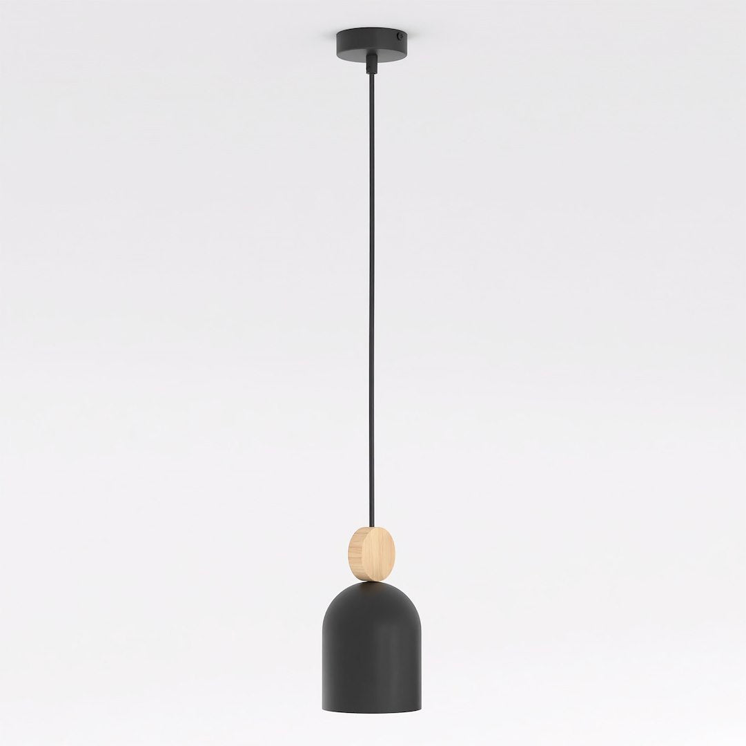 Mesi 1 pendant light black