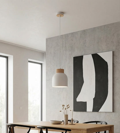 Vigo 1 pendant light white