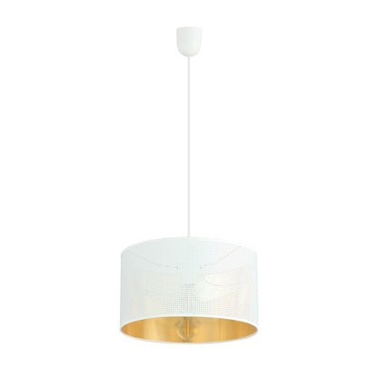 Aston 1 pendant light white/gold