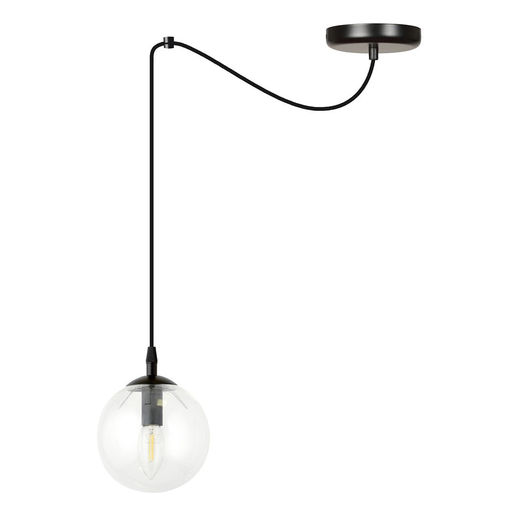 Gigi 1 pendant light clear
