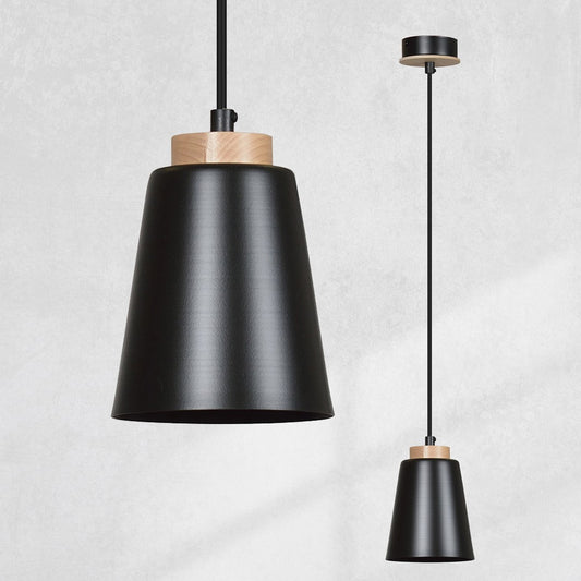 Bolero 1 pendant light black