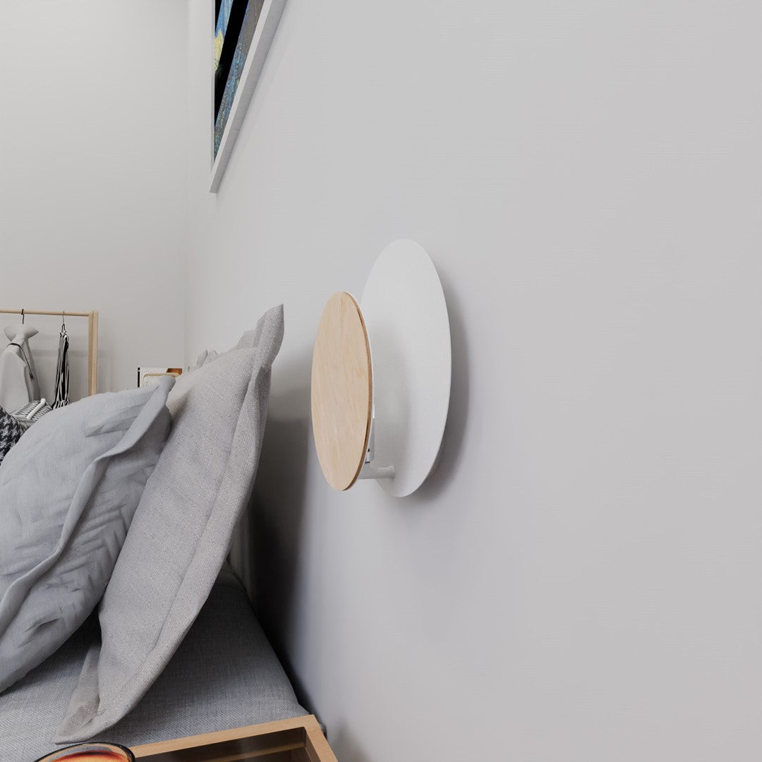 Circle 1a wall lamp white