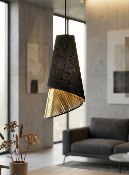 Moda 1 pendant light black/gold